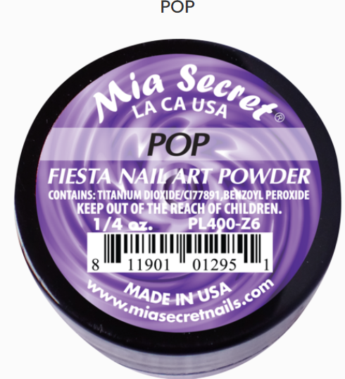 Mia Secret Pop Fiesta Nail Art Powder (PL400-Z6)