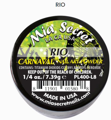 Mia Secret Rio Carnaval Nail Art Powder (PL400-L8)