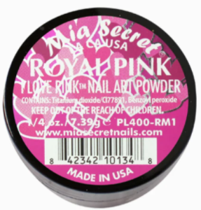 Mia Secret Royal Pink I love Pink Nail Art Powder (PL400-RM1)