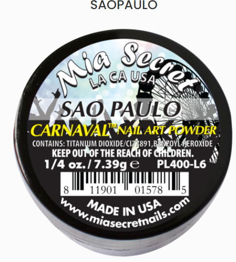 Mia Secret Sao Paulo Carnaval Nail Art Powder (PL400-L6)