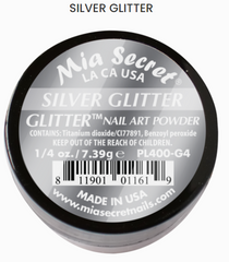 Mia Secret Silver Glitter Nail Art Powder (PL400-G4)
