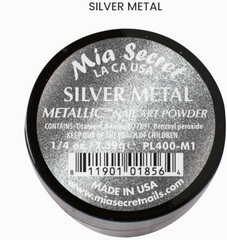 Mia Secret Silver Metal Metallic Nail Art Powder (PL400-M1)
