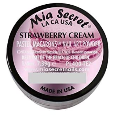 Mia Secret Strawberry Cream Pastel Macarons Nail Art (PL400-TE2)