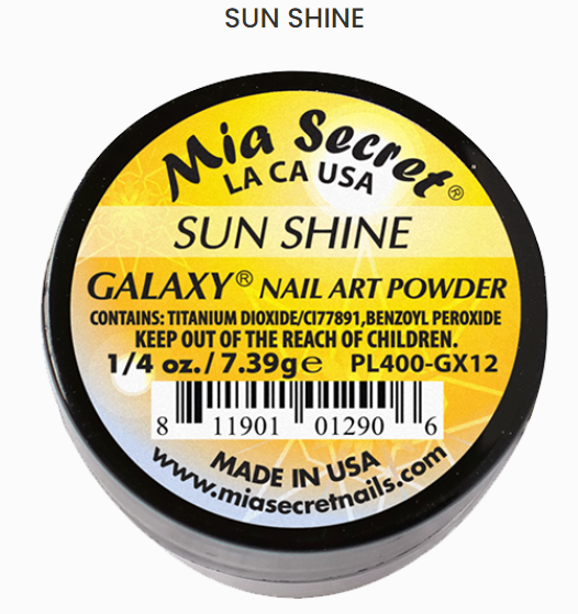 Mia Secret Sun Shine Galaxy Nail Art Powder (PL400-GX12)