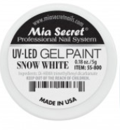 Mia Secret UV. LED Gel Paint Snow White (5S-800)
