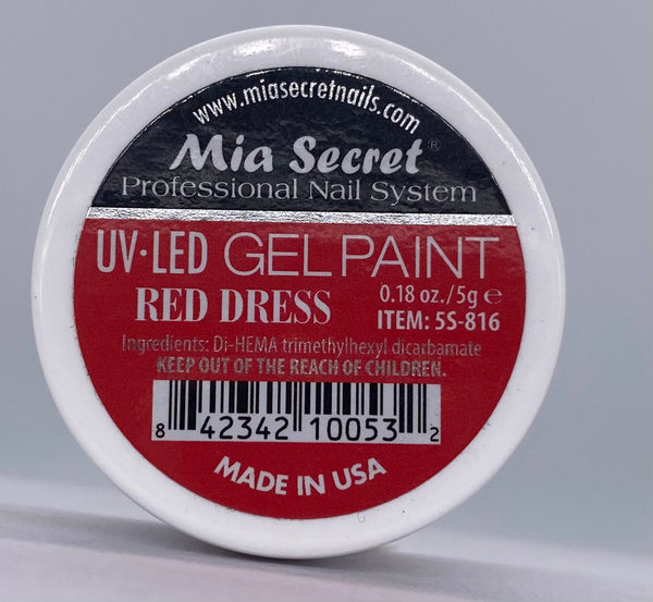 Mia Secret UV.LED. Gel Paint Red Dress (5S-816)