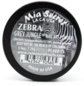 Mia Secret Zebra Grey Jungle Nail Art Powder (PL400-Y5)