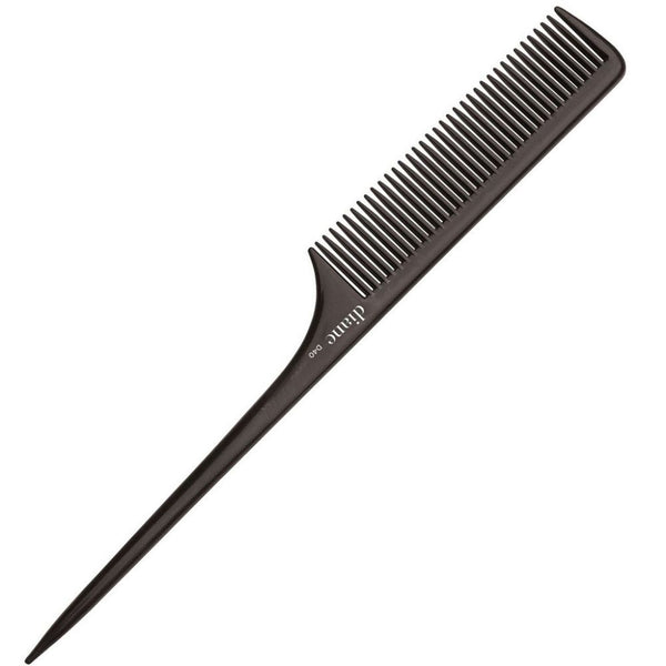 DIANE - 9 1/4" Thick Rat Tail Comb #D40 Black